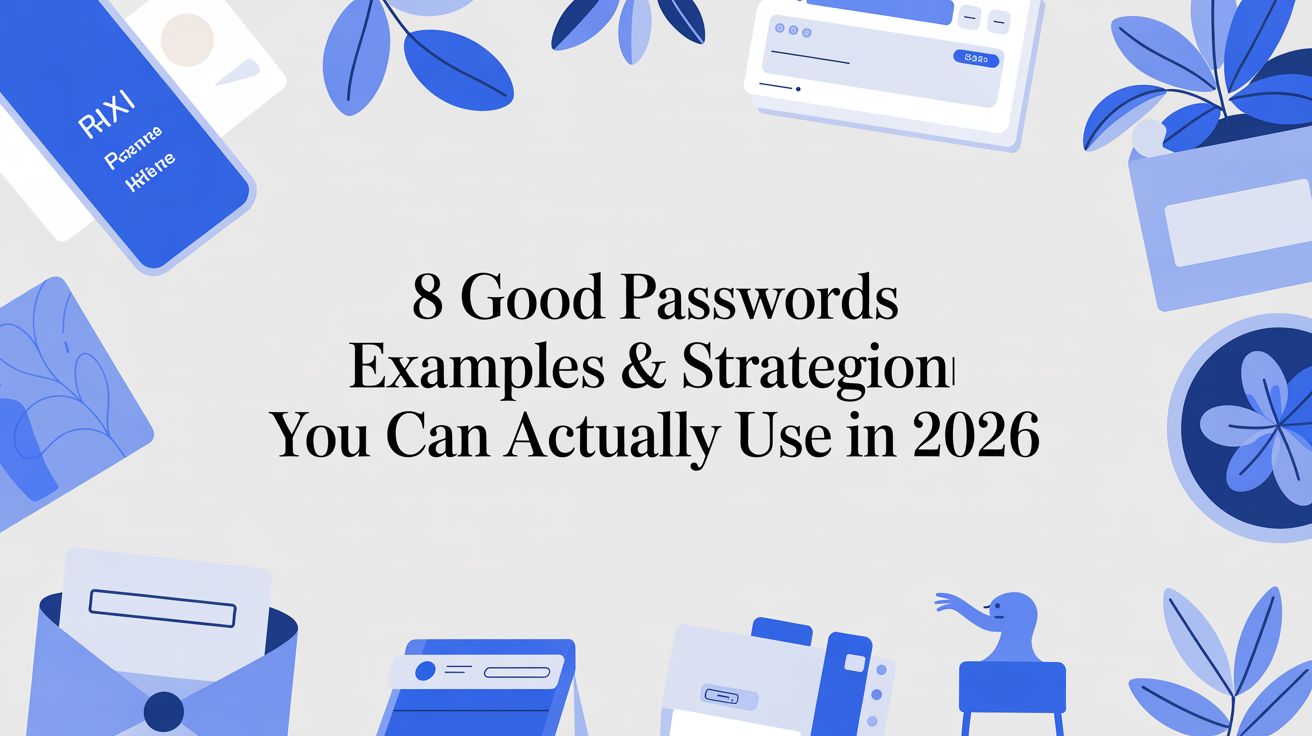 8 Good Passwords Examples & Strategies You Can Actually Use in 2026