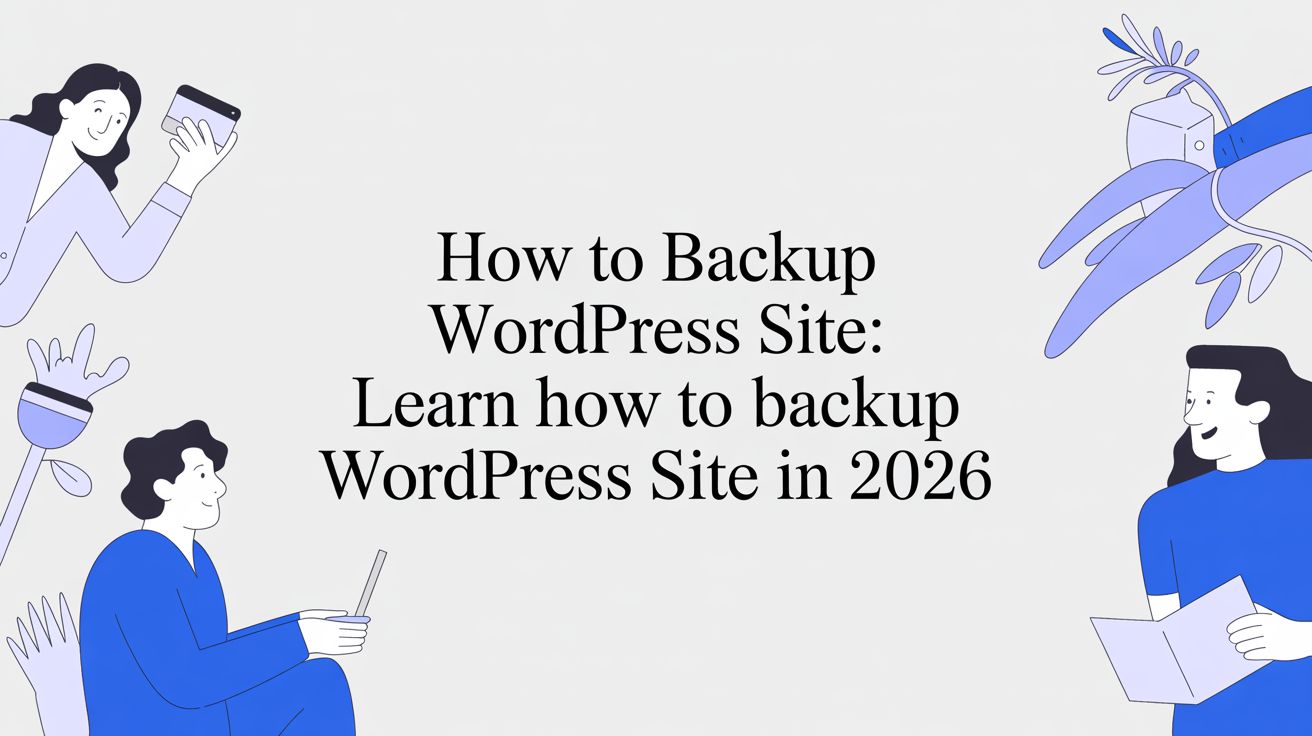 How to Backup WordPress Site: Learn how to backup wordpress site in 2026