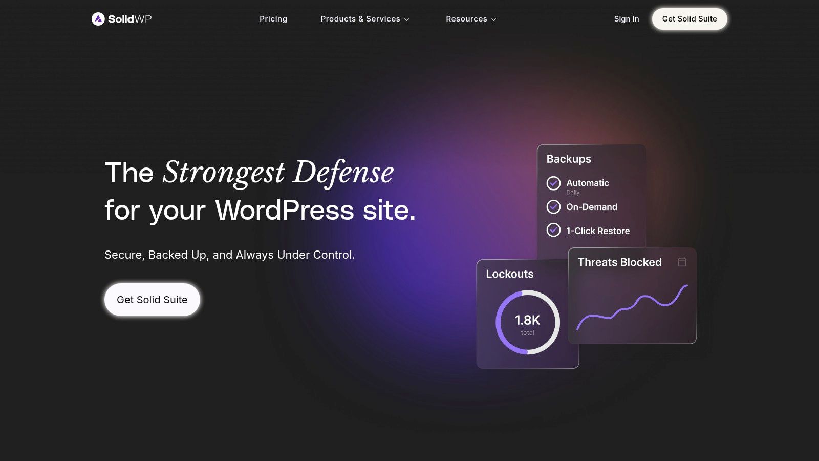 Solid Backups — NextGen (formerly BackupBuddy; SolidWP)